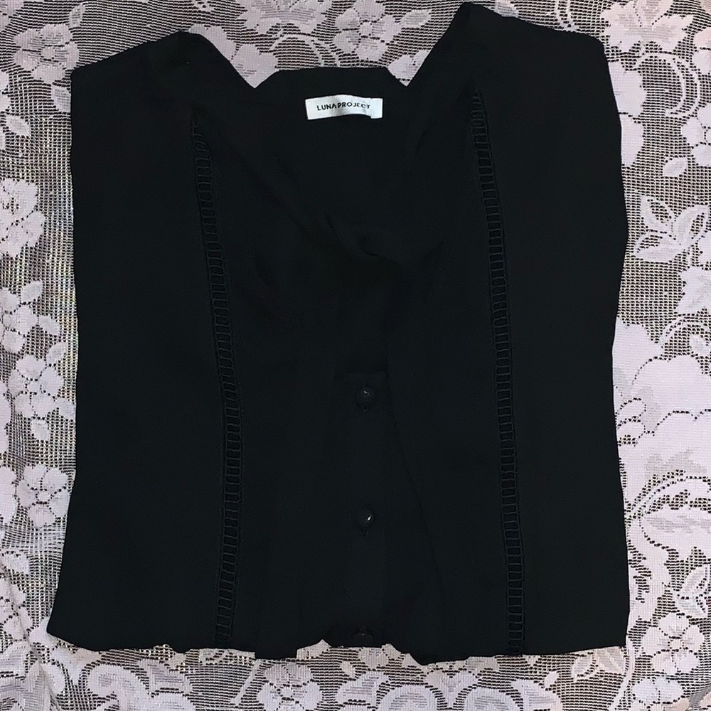Luna Project button down blouse size 2x